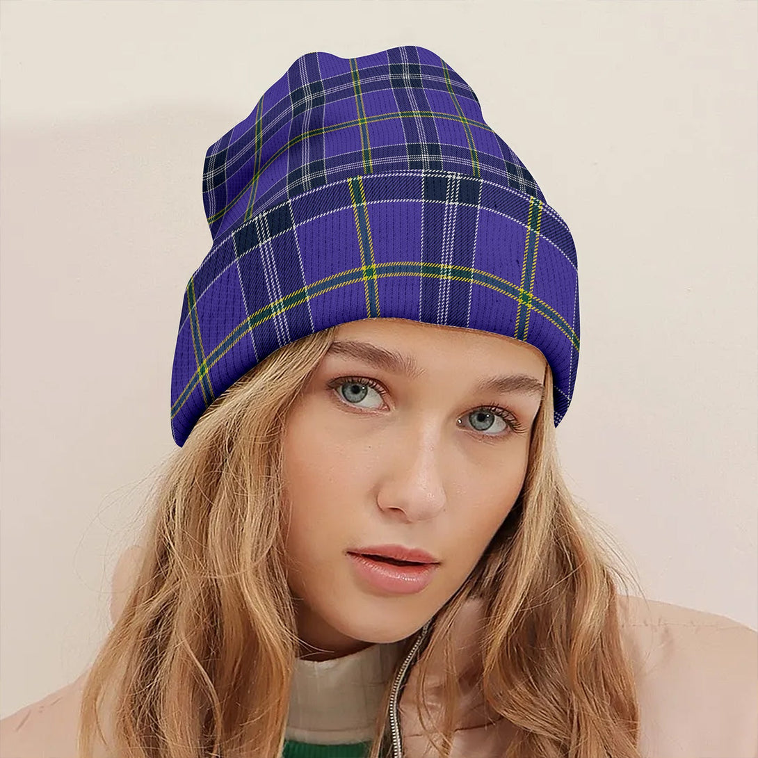 Jackson Modern Clan Badge Tartan Knitted Beanie