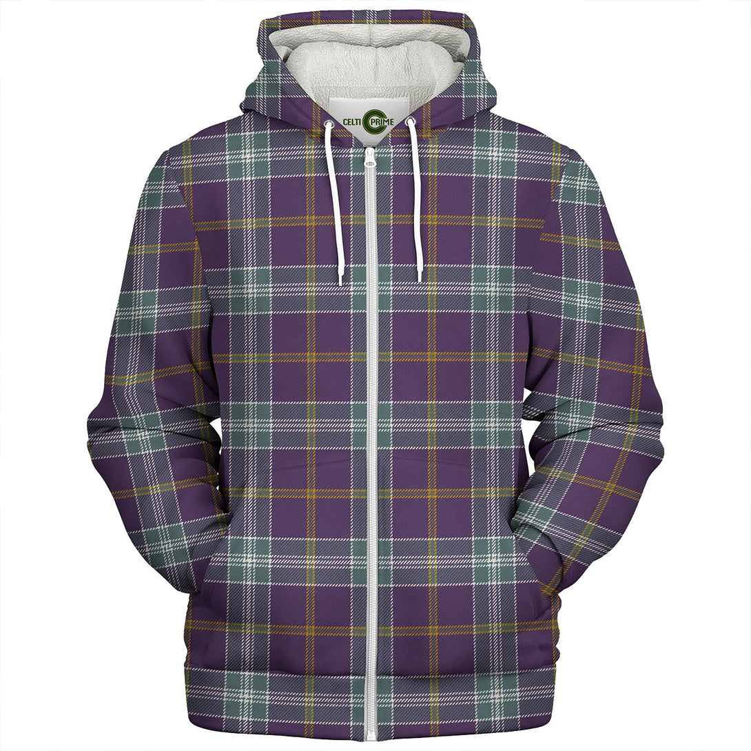 Jackson Weathered Clan Badge Tartan Sherpa Hoodie