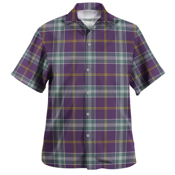 Jackson Weathered Clan Badge Tartan Hawaiian Shirt