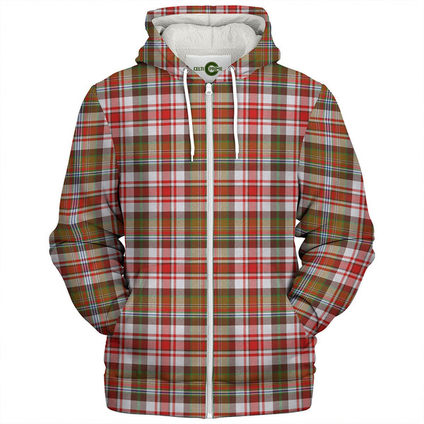 Jacobite Dress 2 Modern Tartan Sherpa Hoodie