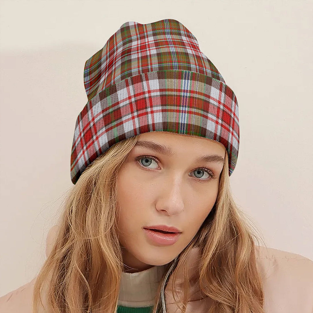 Jacobite Dress 2 Modern Tartan Knitted Beanie