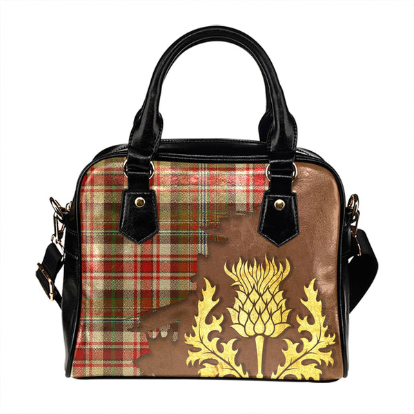 Jacobite Dress 2 Modern Tartan Shoulder Handbag Thistle Oldest Style