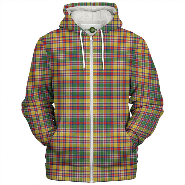 Jacobite Modern Tartan Sherpa Hoodie