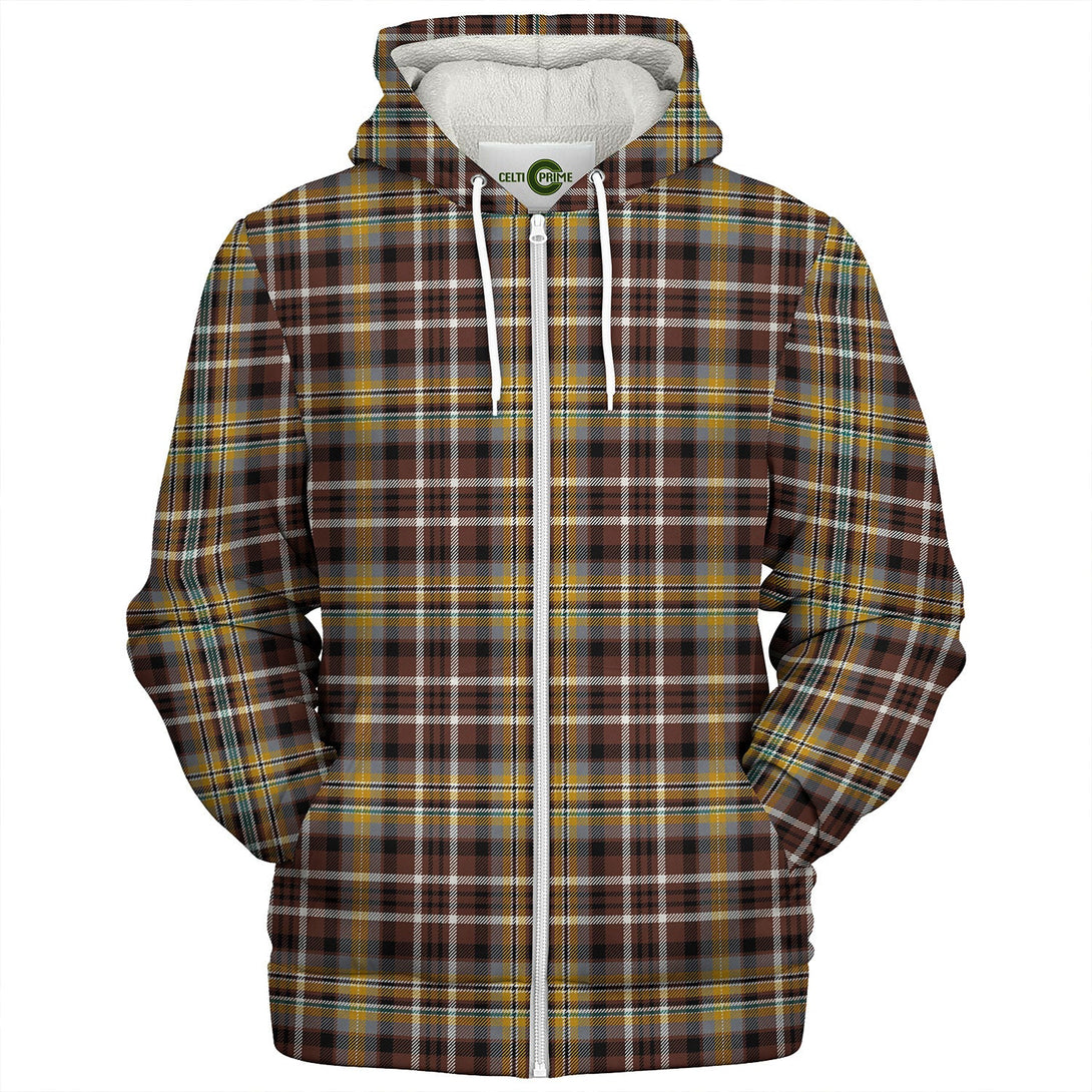 Jacobite Old Modern Tartan Sherpa Hoodie