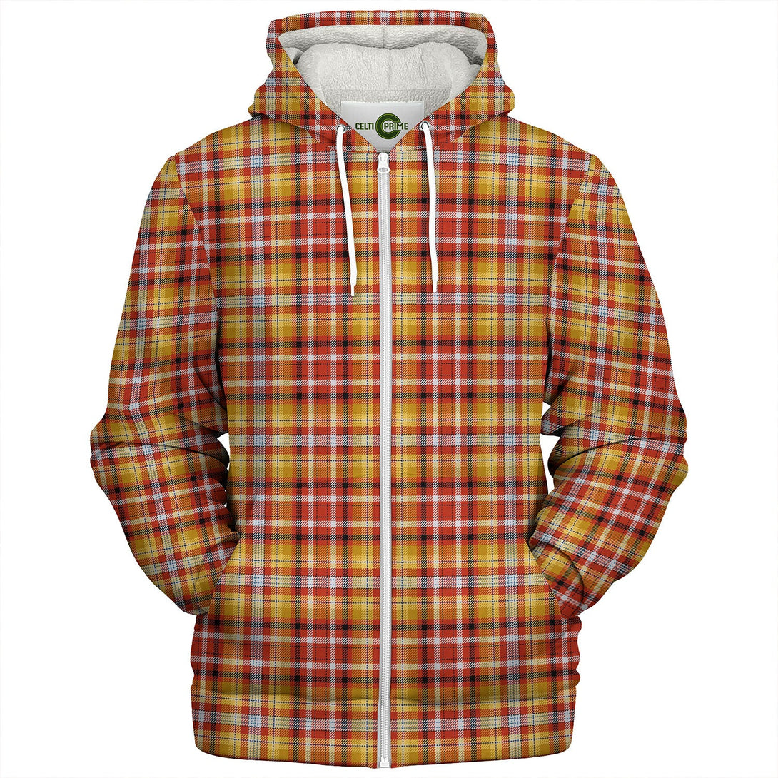 Jacobite Old Sett Ancient Tartan Sherpa Hoodie