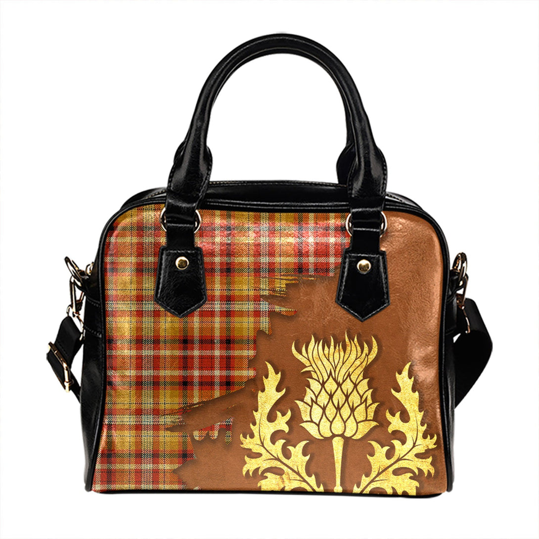 Jacobite Old Sett Ancient Tartan Shoulder Handbag Thistle Oldest Style