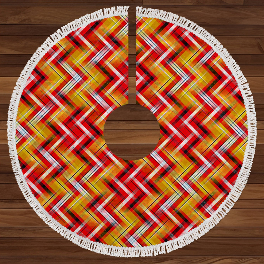 Jacobite Old Sett Modern Tartan Christmas Tree Skirt