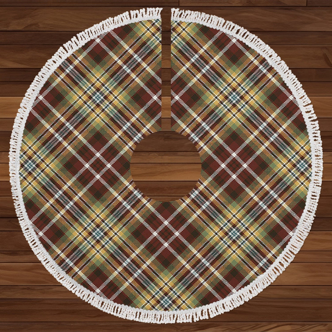 Jacobite Old Weathered Tartan Christmas Tree Skirt