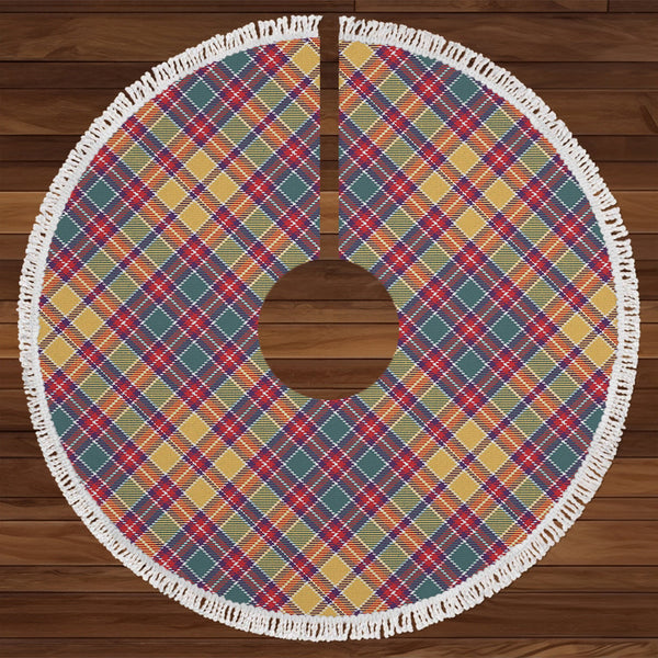 Jacobite Weathered Tartan Christmas Tree Skirt