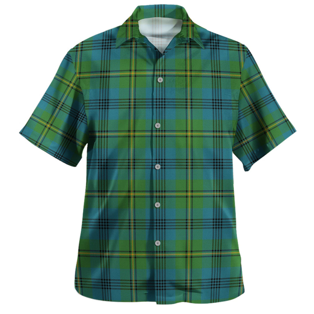 Johnstone Clans Originaux (Johnson Clans Originaux) Ancient Tartan Hawaiian Shirt