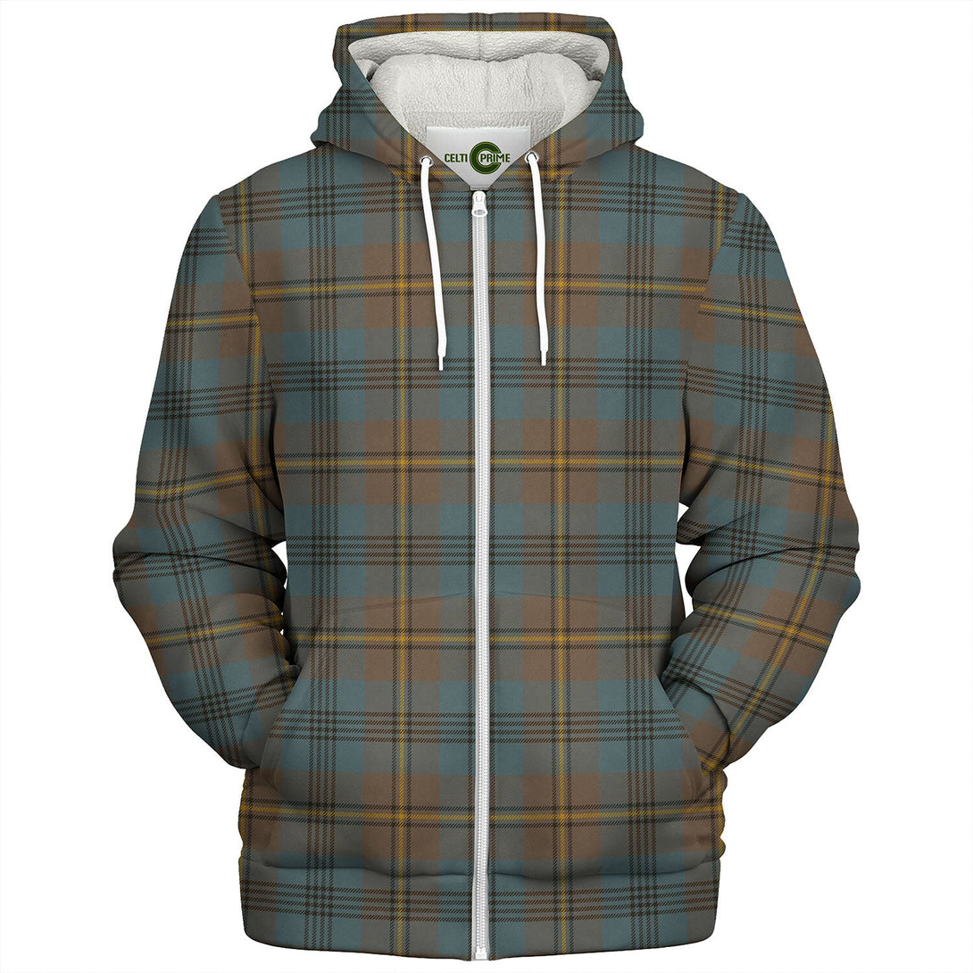 Johnstone Clans Originaux (Johnson Clans Originaux) Weathered Tartan Sherpa Hoodie