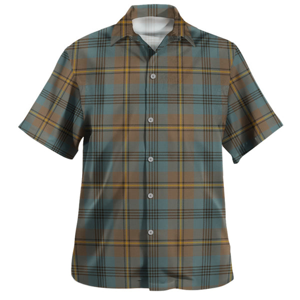 Johnstone Clans Originaux (Johnson Clans Originaux) Weathered Tartan Hawaiian Shirt