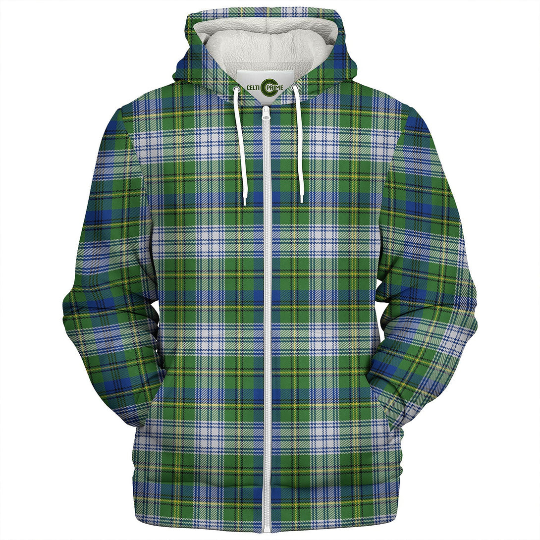 Johnstone Dress (Johnson Dress) Modern Tartan Sherpa Hoodie