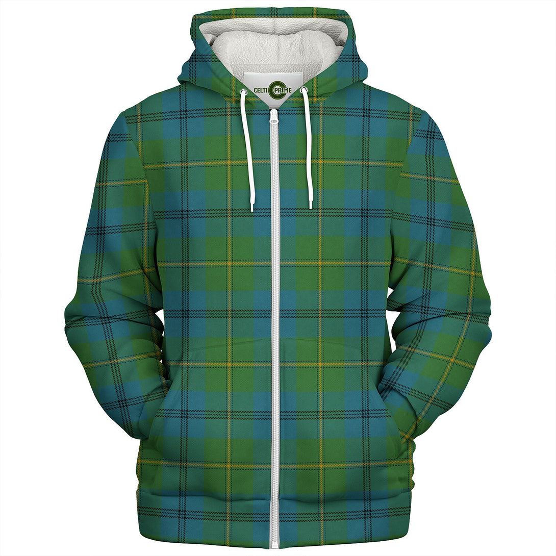 Johnstone (Johnson) Ancient Tartan Sherpa Hoodie