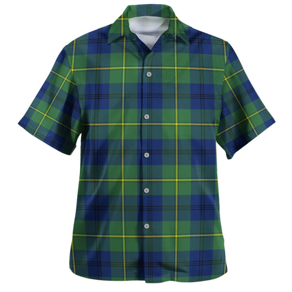 Johnstone (Johnson) Modern Clan Badge Tartan Hawaiian Shirt