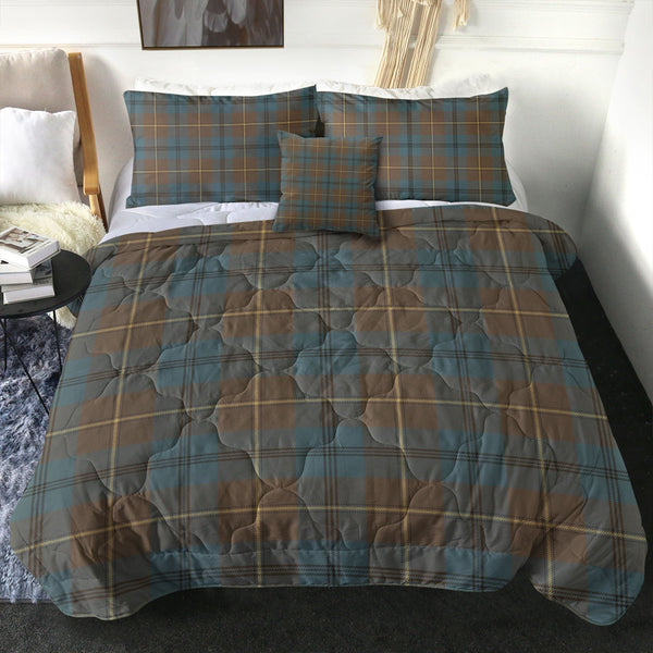 Johnstone (Johnson) Weathered Clan Badge Tartan Comforter