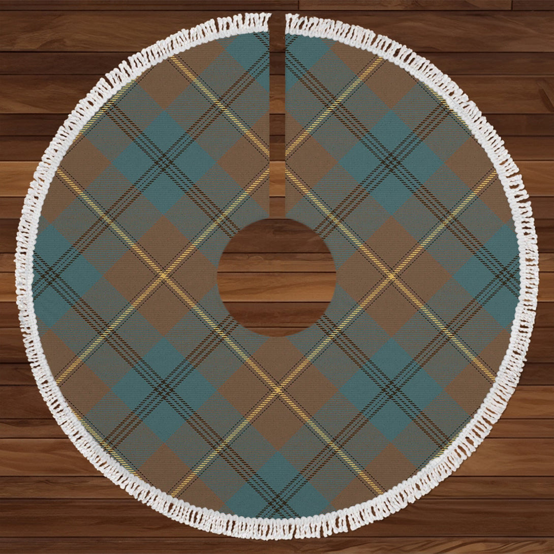 Johnstone (Johnson) Weathered Tartan Christmas Tree Skirt