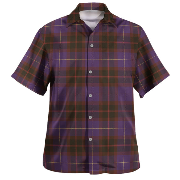 Jones Bobby Weathered Tartan Hawaiian Shirt