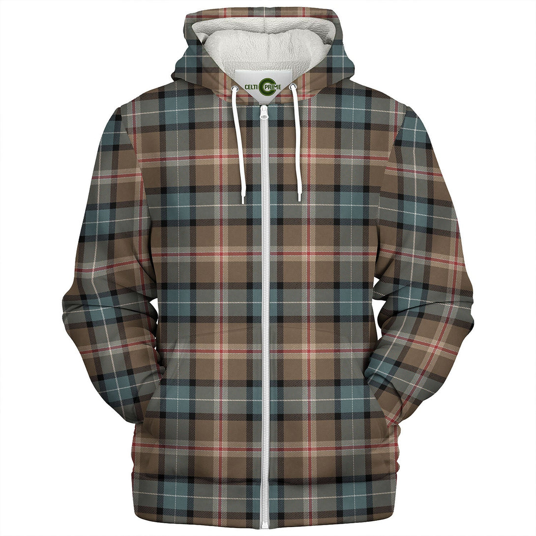 Jones 2 Weathered Tartan Sherpa Hoodie