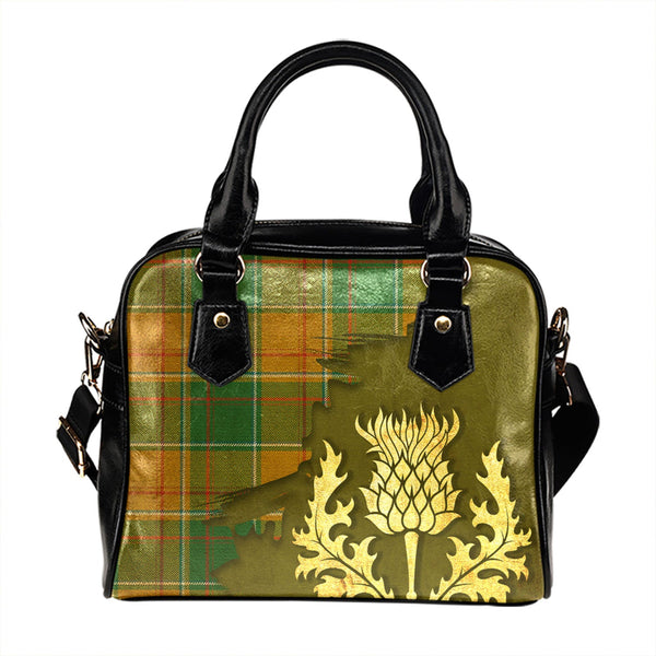 Keilar Ancient Tartan Shoulder Handbag Thistle Oldest Style