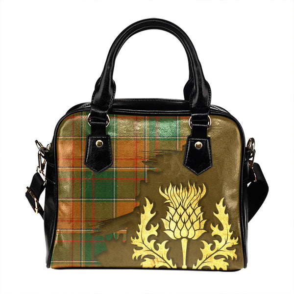 Keilar Modern Tartan Shoulder Handbag Thistle Oldest Style