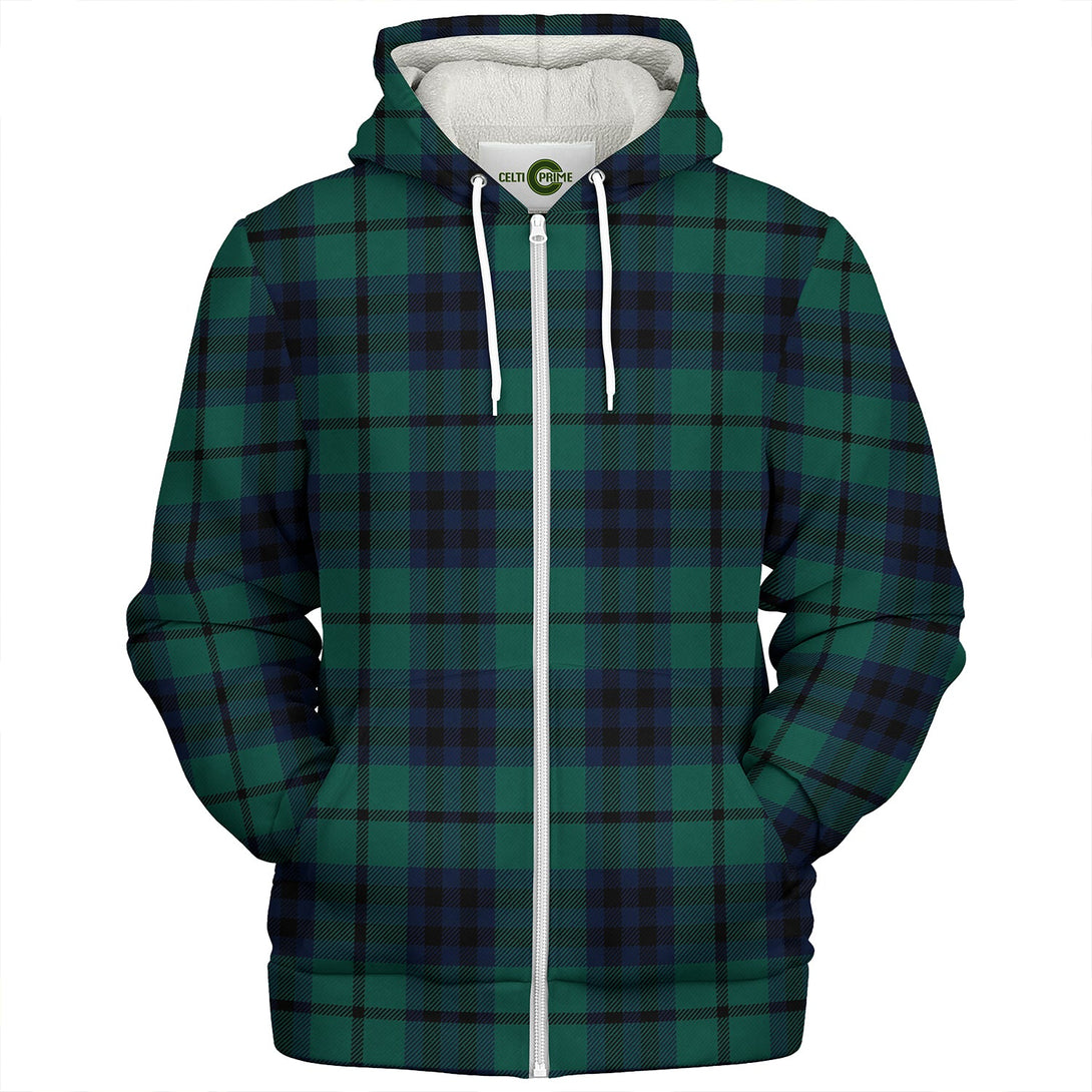 Keith (Austin) Modern Clan Badge Tartan Sherpa Hoodie