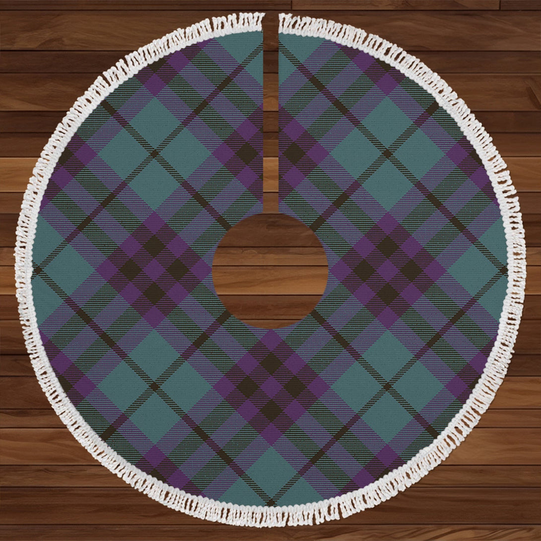 Keith (Austin) Weathered Clan Badge Tartan Christmas Tree Skirt