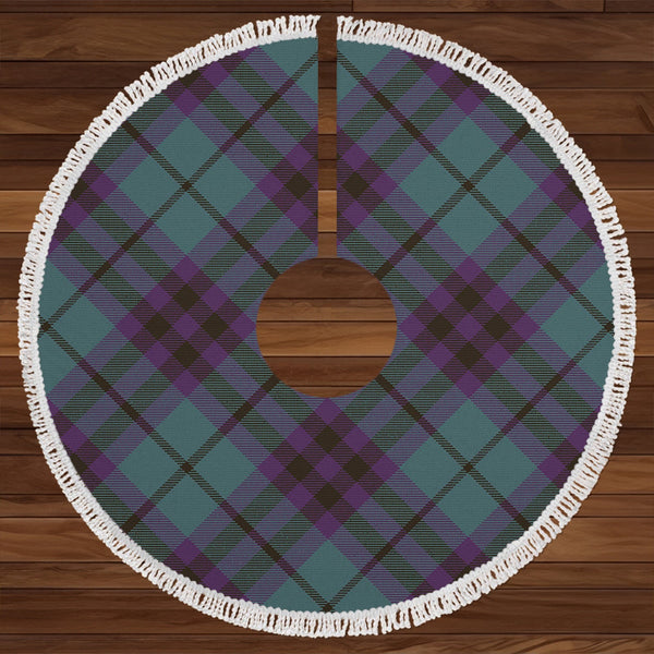 Keith (Austin) Weathered Clan Badge Tartan Christmas Tree Skirt