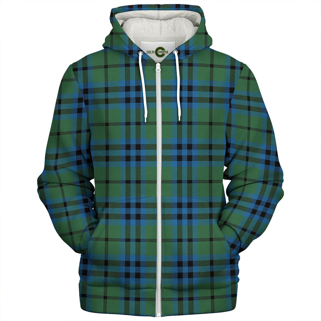 Keith (Marshall) Ancient Clan Badge Tartan Sherpa Hoodie