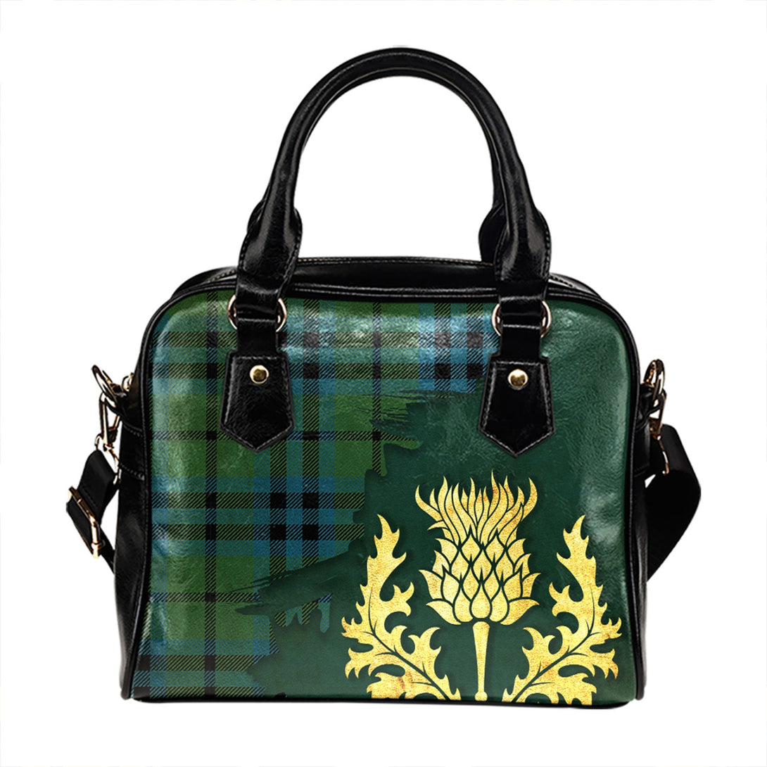 Keith (Marshall) Ancient Tartan Shoulder Handbag Thistle Oldest Style