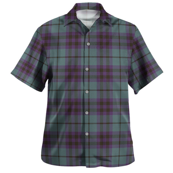 Keith (Marshall) Weathered Clan Badge Tartan Hawaiian Shirt