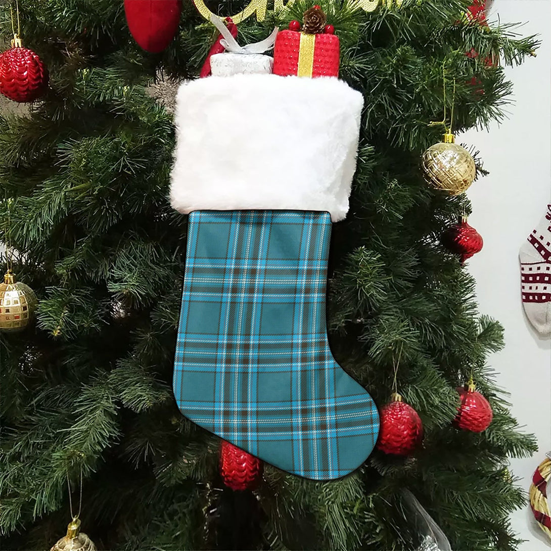 Kelly Dress Modern Tartan Christmas Stocking