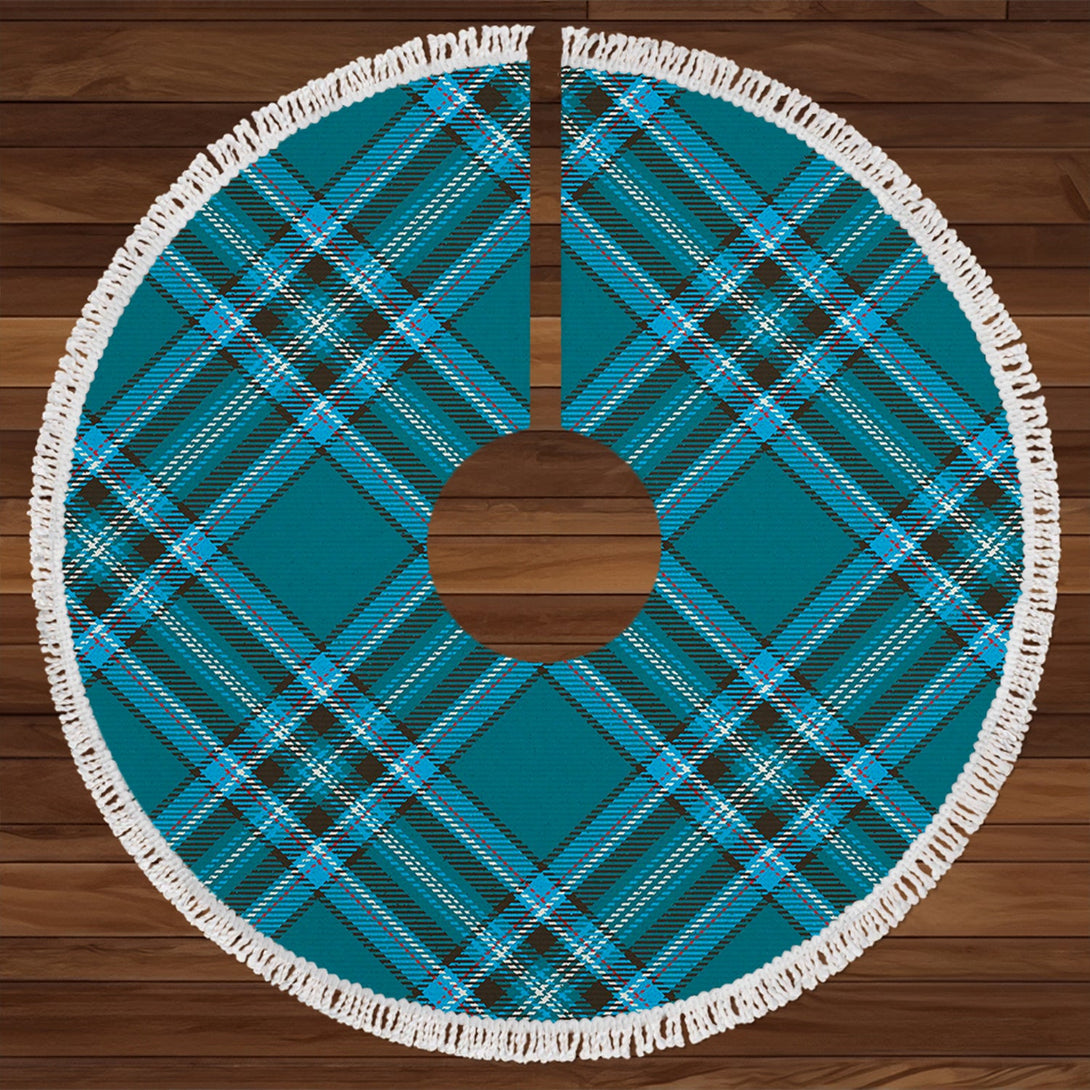 Kelly Dress Modern Tartan Christmas Tree Skirt