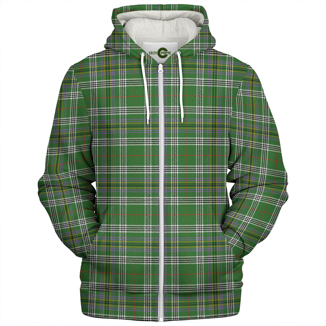 Kennedy Ancient Clan Badge Tartan Sherpa Hoodie