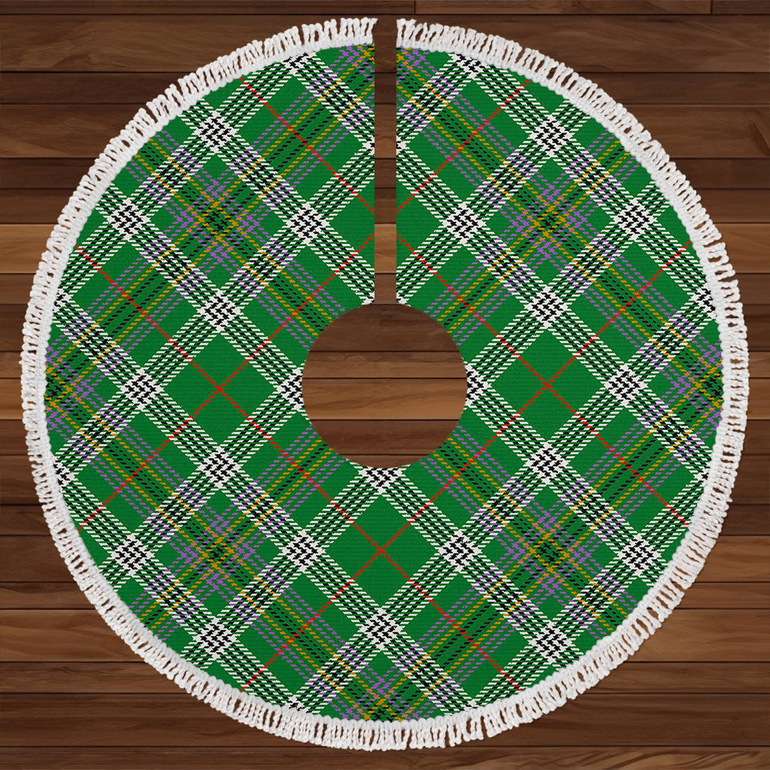 Kennedy Ancient Clan Badge Tartan Christmas Tree Skirt