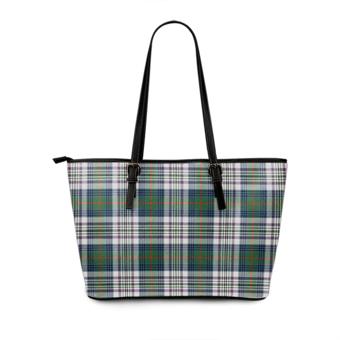 Kennedy Dress Ancient Tartan Leather Tote Bag