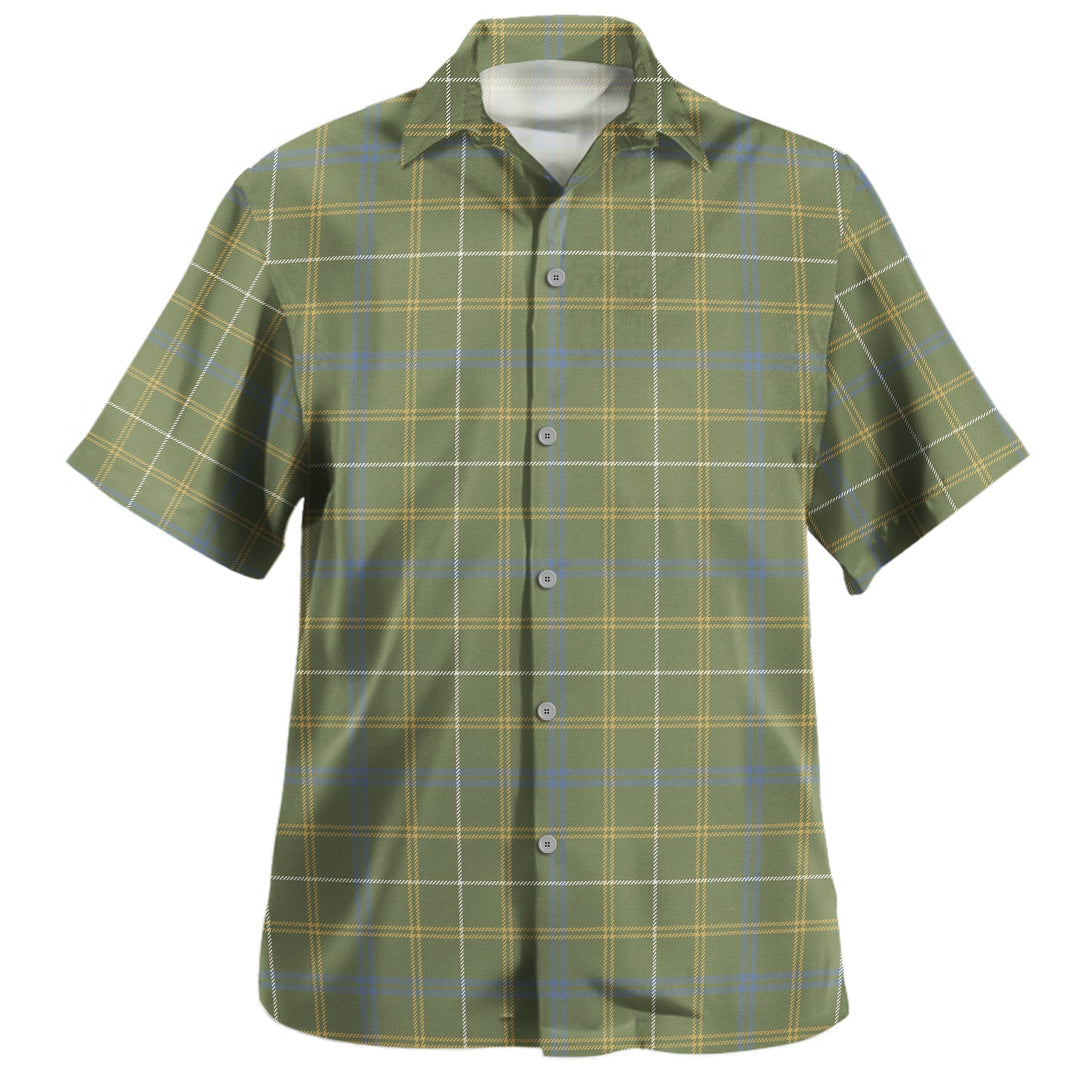 Kennedy Irish Weathered Tartan Hawaiian Shirt