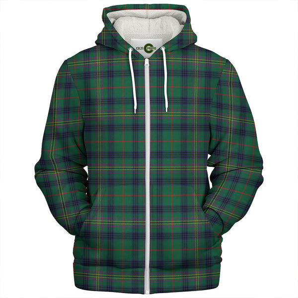 Kennedy Modern Clan Badge Tartan Sherpa Hoodie