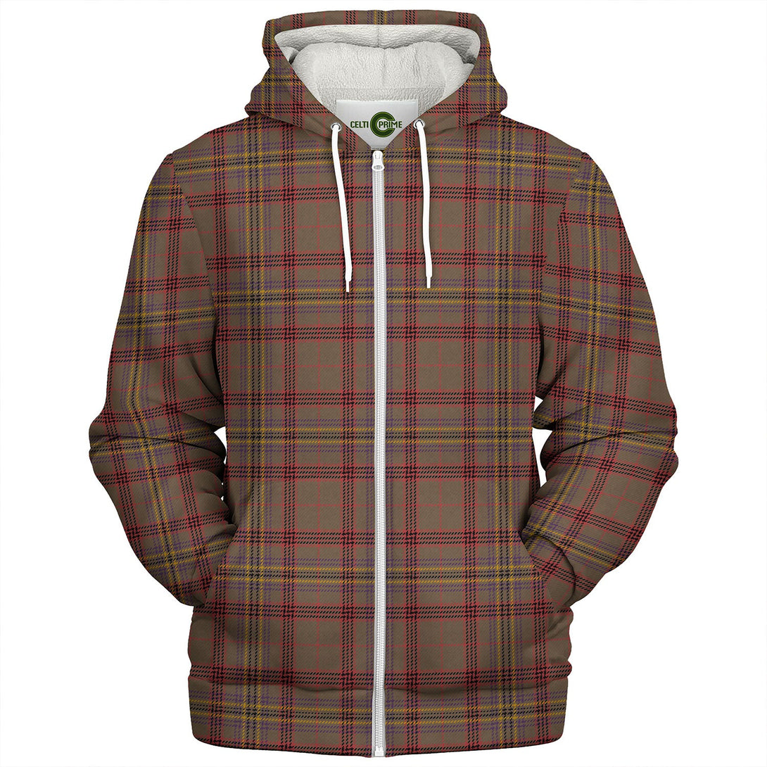 Kennedy Weathered Tartan Sherpa Hoodie