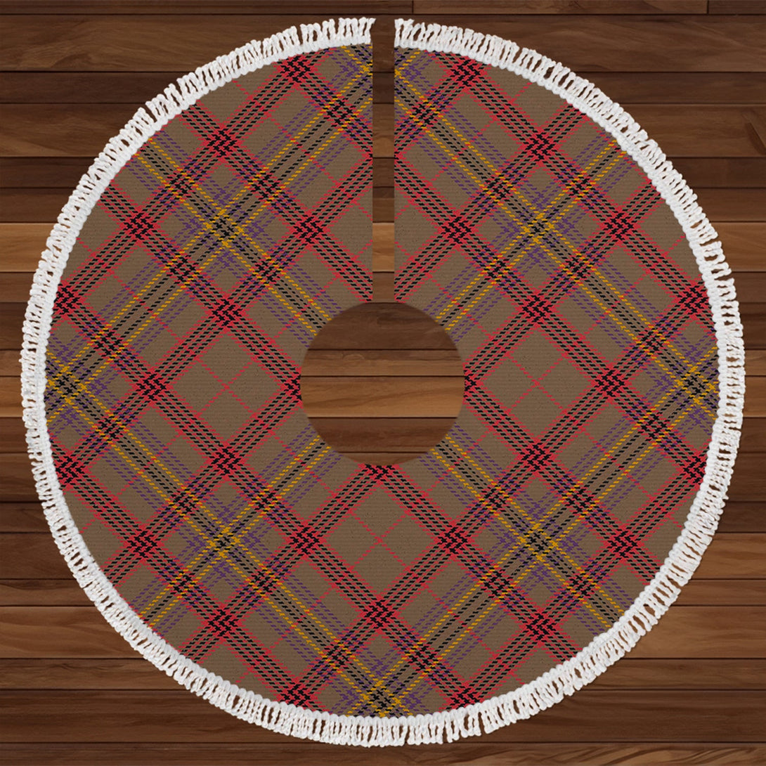 Kennedy Weathered Tartan Christmas Tree Skirt