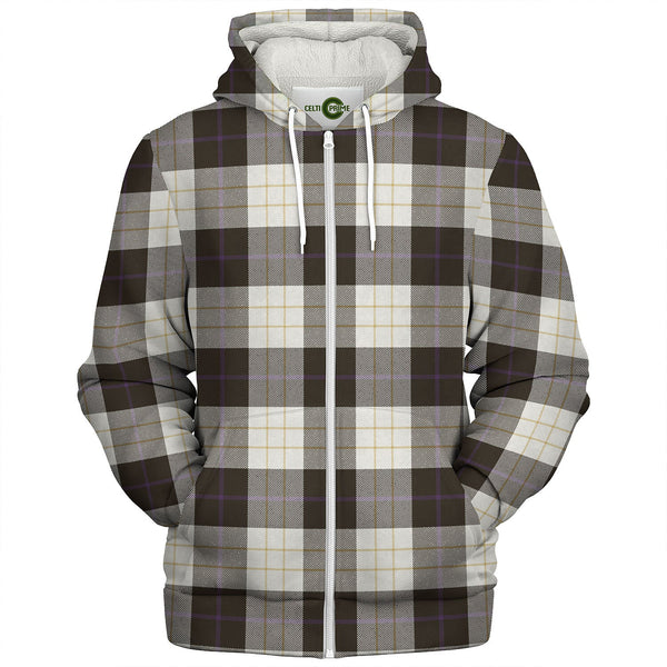 Kennison Weathered Tartan Sherpa Hoodie