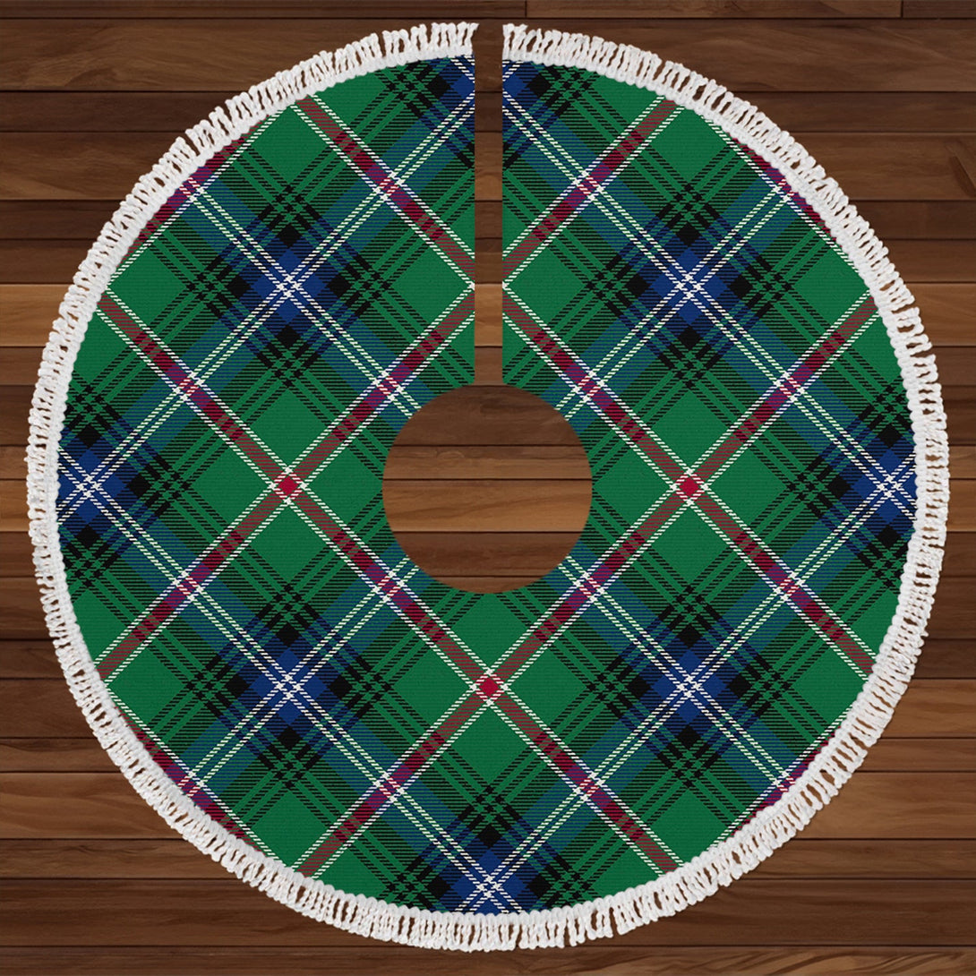 Kerby Modern Tartan Christmas Tree Skirt