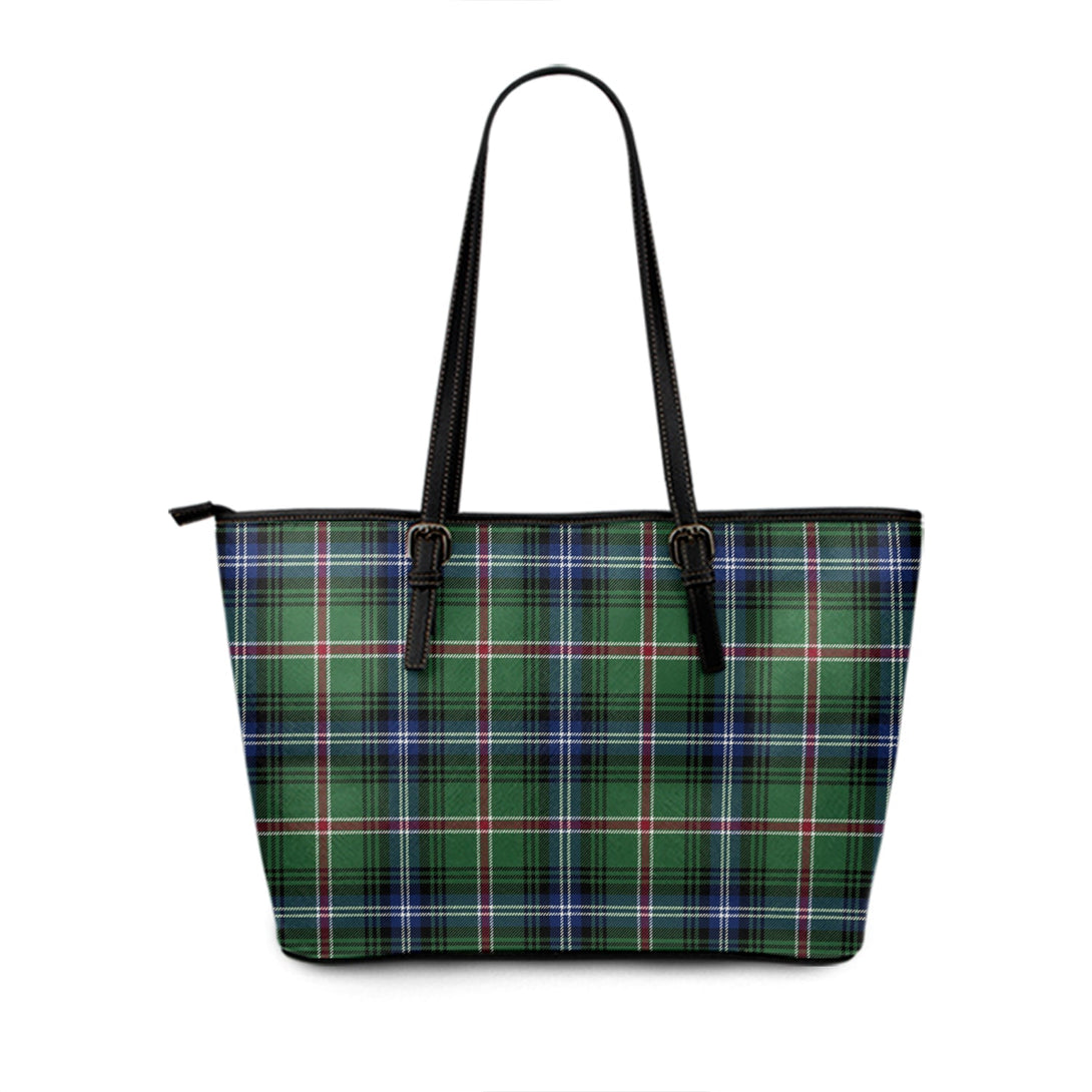 Kerby Modern Tartan Leather Tote Bag