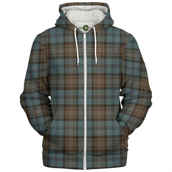 Kerr Hunting Weathered Tartan Sherpa Hoodie