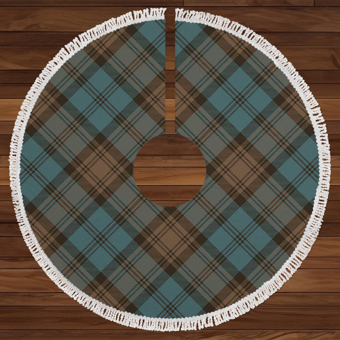 Kerr Hunting Weathered Tartan Christmas Tree Skirt