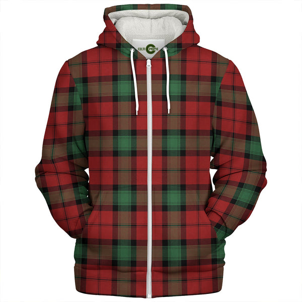 Kerr Modern Clan Badge Tartan Sherpa Hoodie