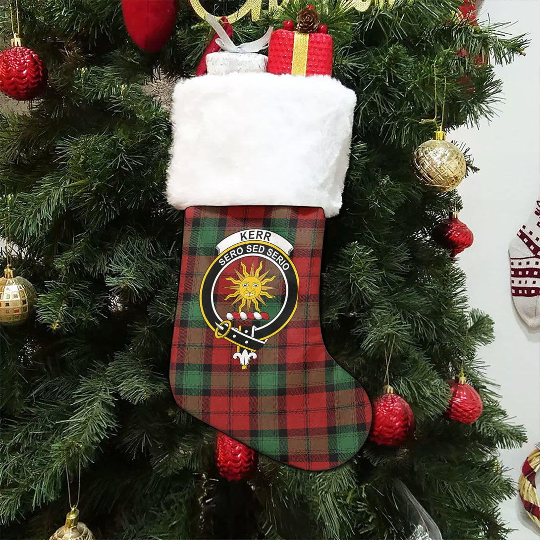 Kerr Modern Clan Badge Tartan Christmas Stocking