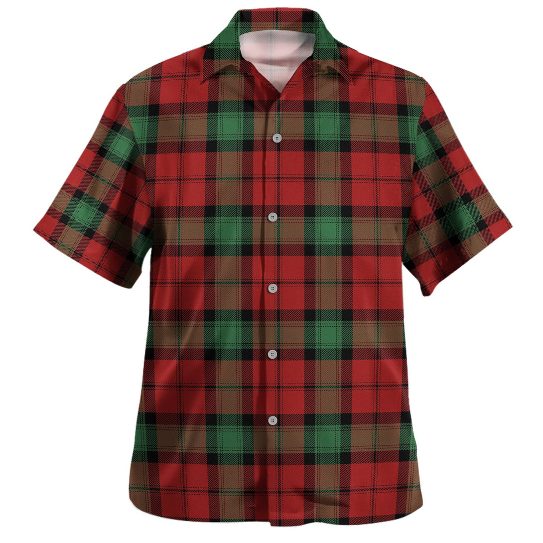 Kerr Modern Clan Badge Tartan Hawaiian Shirt