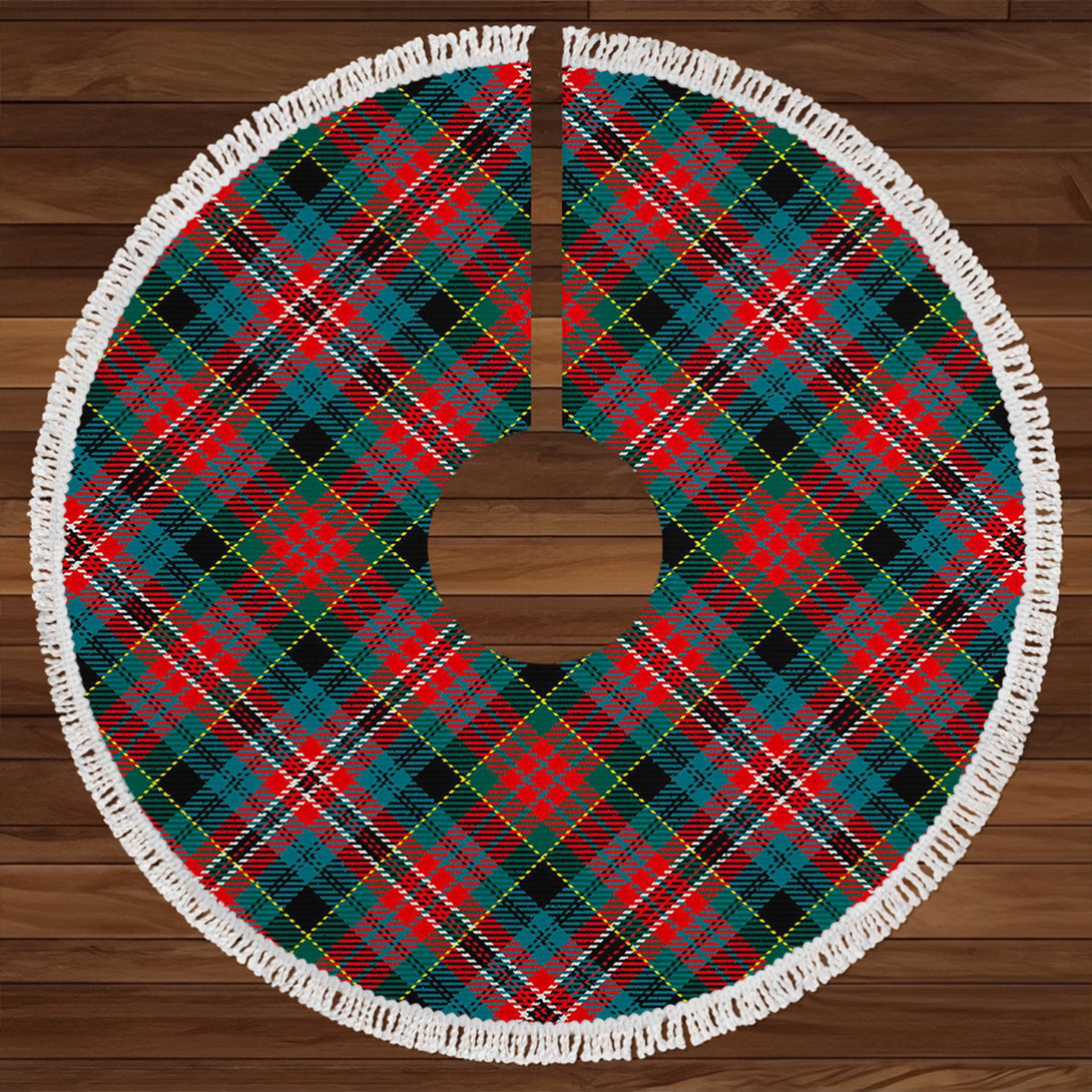 Kidd Modern Clan Badge Tartan Christmas Tree Skirt