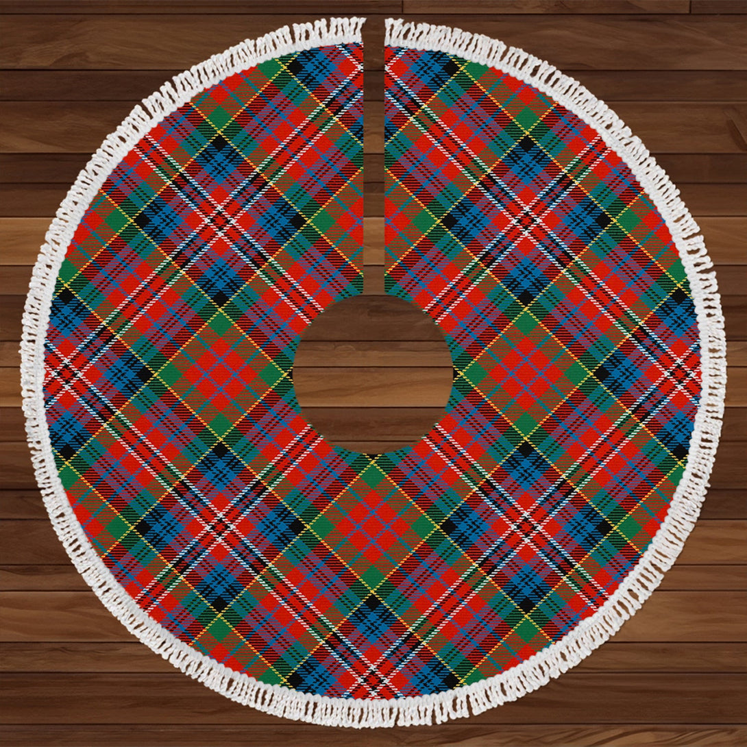 Kidd Rock and Wheel Ancient Tartan Christmas Tree Skirt